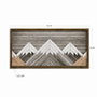 Wallity Cuadro decorativo enmarcado en MDF 120 x 60 cm
